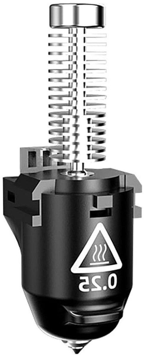 3D Printer Nozzle - Hotend Mondstuk - High-Speed Printing - Hoge Precisie Extrusie - 0.25mm - Zilver