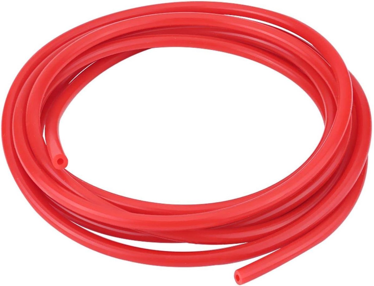 Vacuümbuis Slang - Siliconen Pijp - Motoronderhoud - Hoge Isolatie - 5 Meter - Rood
