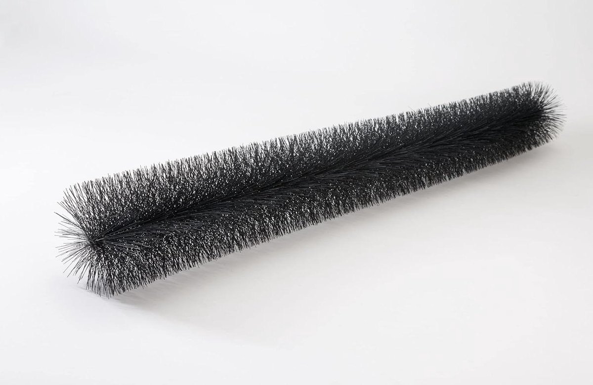 Dakgoot Borstels - Gootbescherming Bladvanger - Dakgoot Onderhoud - Zelf te Koppelen - 9 meter - Zwart