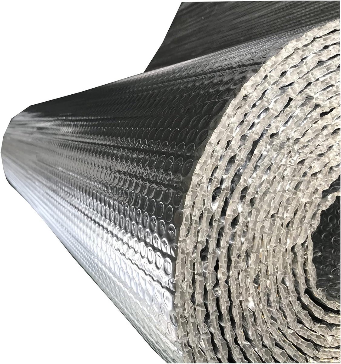 Isolatiefolie - Warmtefolie - Energie Besparen - Dubbele Aluminium Krimpfolie - 1x30m - Zilver