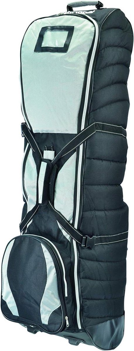 Deluxe Roller Reishoes - Golftas Hoes - Golf Clubs Vervoeren - Extra Gewatteerd Bovendeel - 108 cm Hoog - Zwart