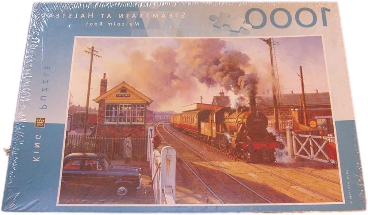 Puzzel 1000 Stukjes: Stoomtrein bij Halstead - Uitdagend Legpuzzel