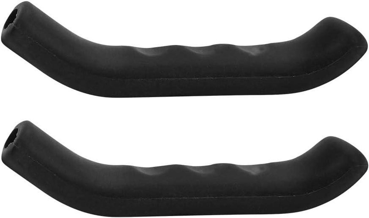 Stuurgrepen - Fietshandvatten - Comfortabel Fietsen - Schokabsorberend - 8 x 1.6 x 1.1 cm - Zwart