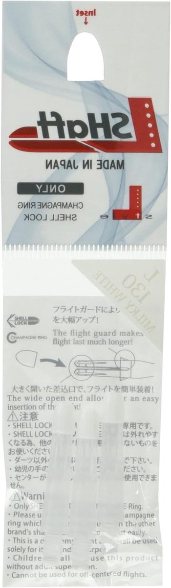 Dartshafts Kort - Dart Accessoires - Darts Spelen - Vergrendeld Systeem - 13 cm - Melkachtig Wit