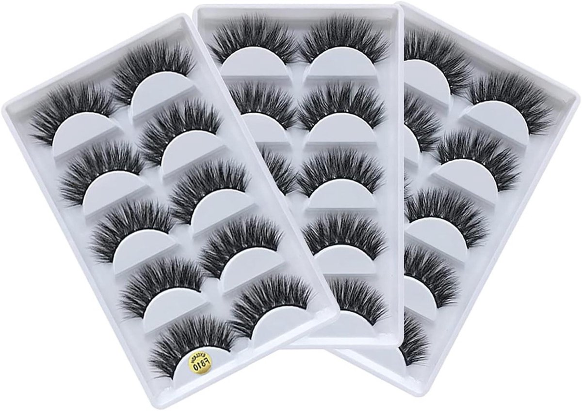 Magnetische Wimpers - 3D Wimpers Herbruikbaar - Snelle Make-up Aanbrengen - Zonder Lijm - 1 Paar - Zwart