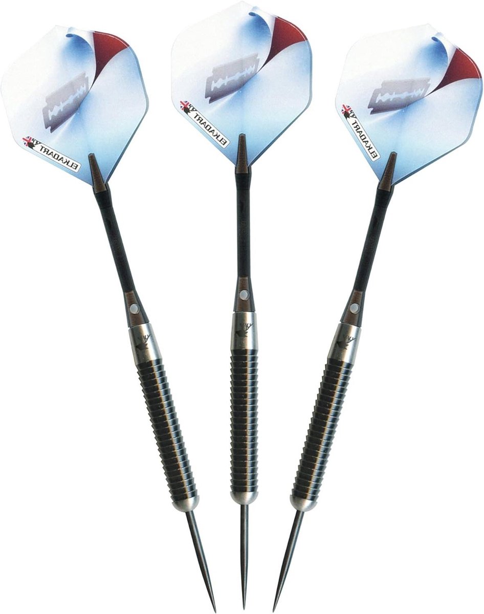 Steel Tip Darts - Dartpijlen Set - Precisie Werpen - 80% Tungsten - 23g - Zwart