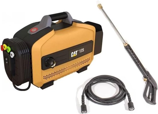 Hogedrukspuit - Power Washer - Terras Reinigen - Krachtige Reiniging - 38 x 36 x 37 cm - Grijs — afbeelding 3