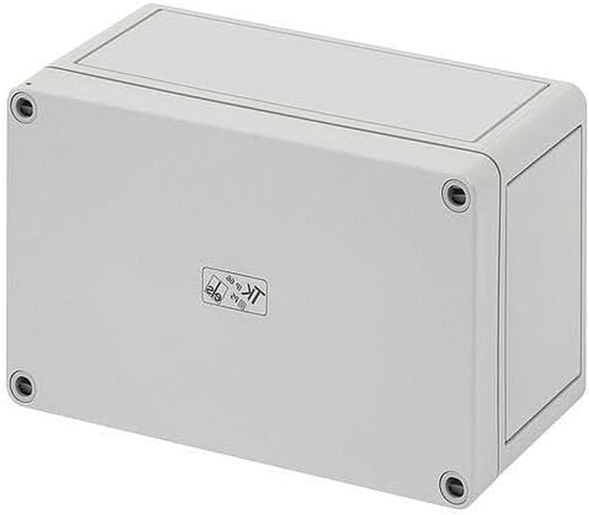 Installatiebehuizing - Verdelerskast Elektrisch - Stroom Verdelen - Polystyreen Materiaal - 180 x 110 x 90 mm - Lichtgrijs
