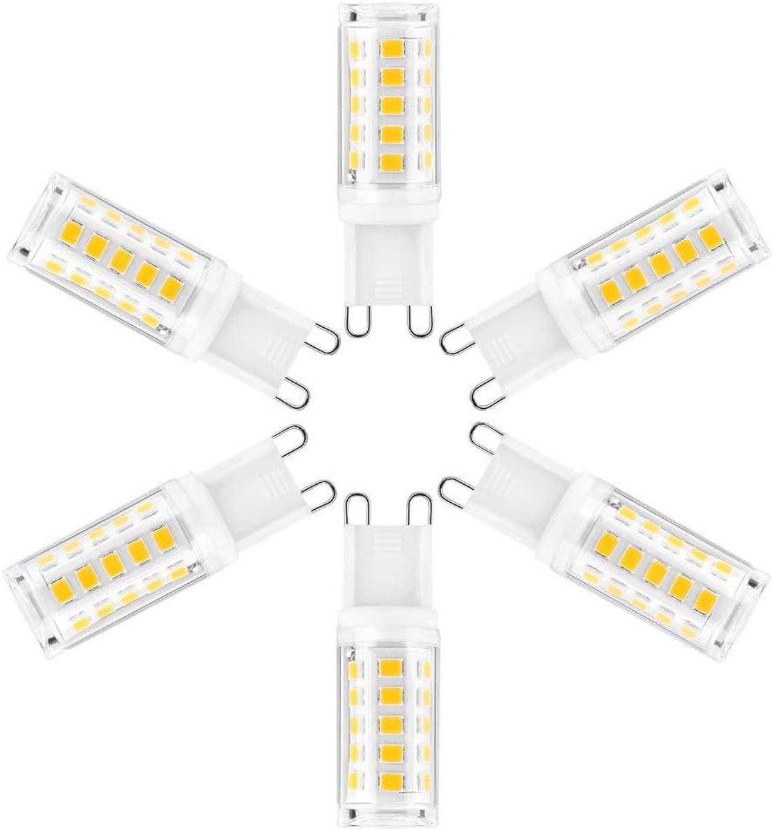 LED Lamp - G9 Lampen - Sfeerverlichting Creëren - Flikkervrij Licht - 10 Stuks - Warm Wit