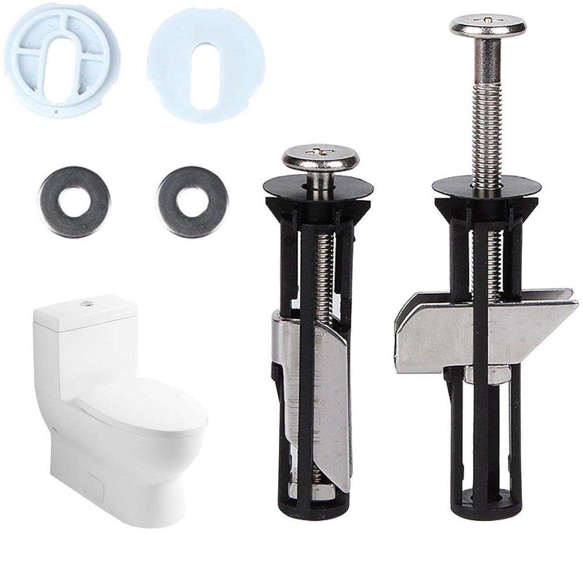 WC-bril bevestiging - Toiletmontage set - Toilet reparatie - Universele pasvorm - 1 stuk - Universeel