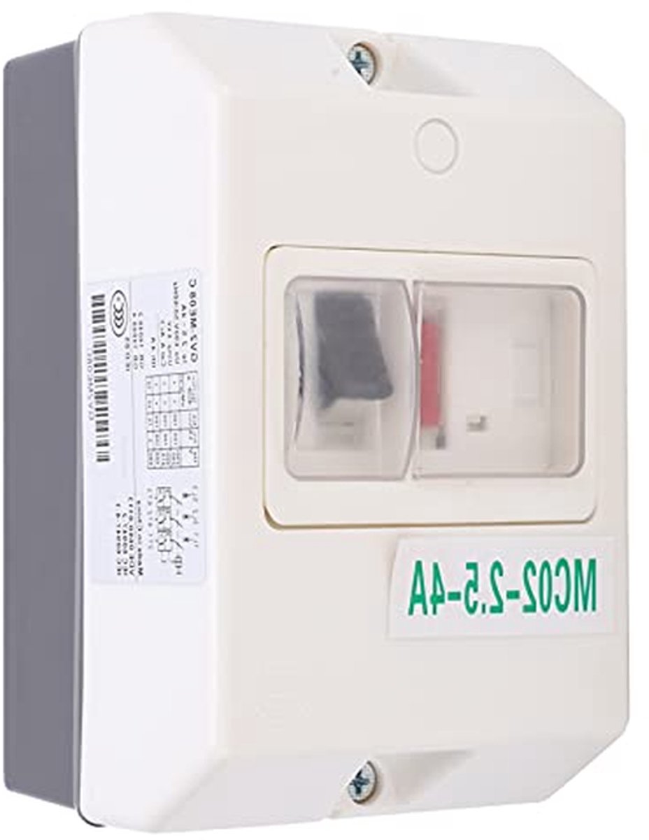 Motorbeveiligingsschakelaar - Stroomonderbreker - Motor Beschermen - IP55 Waterdicht - 2.5-4A - Grijs