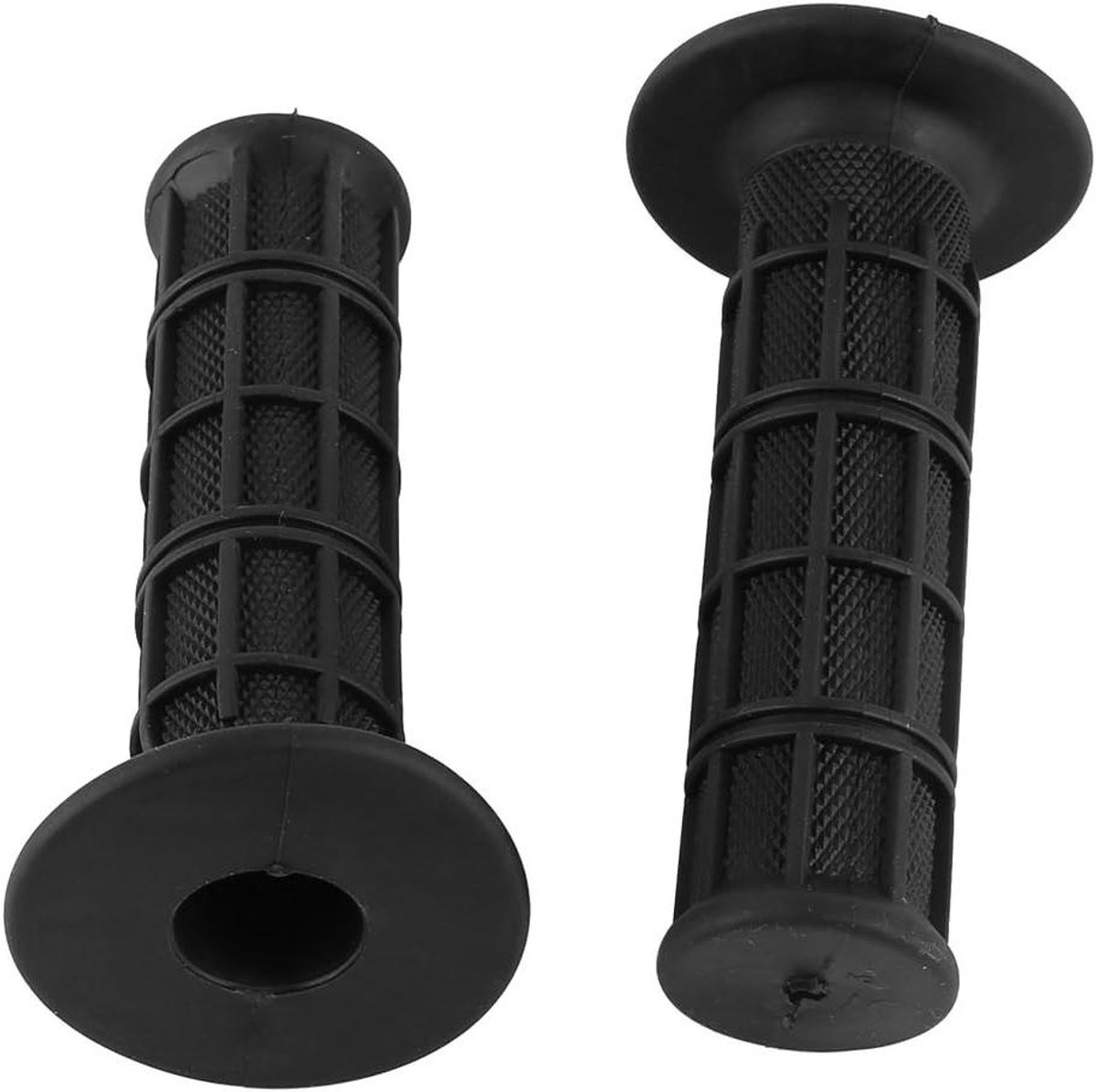 Stuurgrepen Motor - Fiets Handvatten - Veilig Rijden - Antislip Siliconen - 22mm Universeel - Zwart