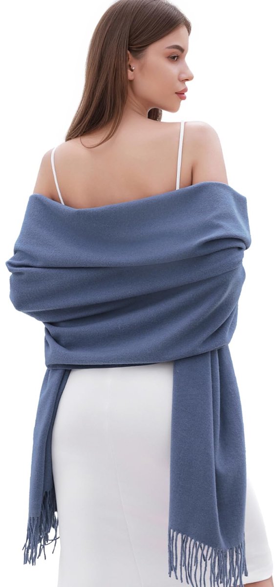 Dames Sjaal en Shawl – Zachte Warme Winter Sjaal – Elegant voor Avondjurk, Bruiloft, Feest of Diner