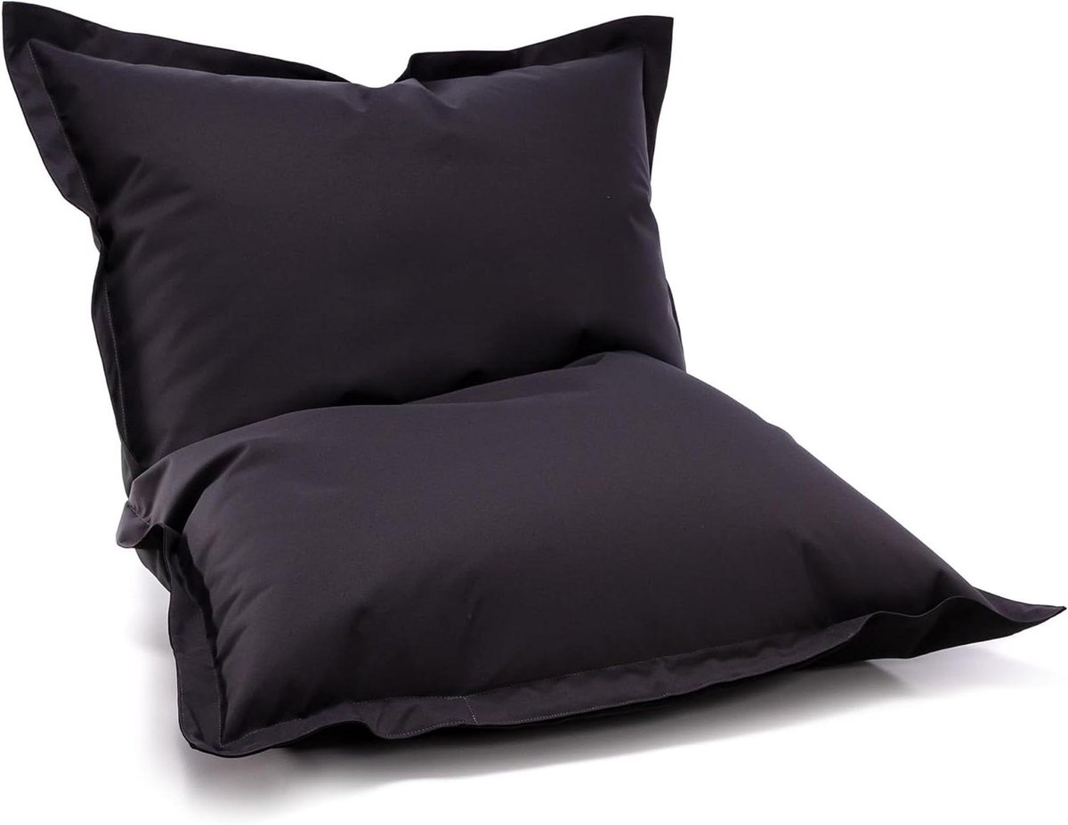 Zitzak - Vloerkussen Outdoor - Ontspannen Zitten - Waterproof Polyester - 100 x 140 cm - Parel Grijs