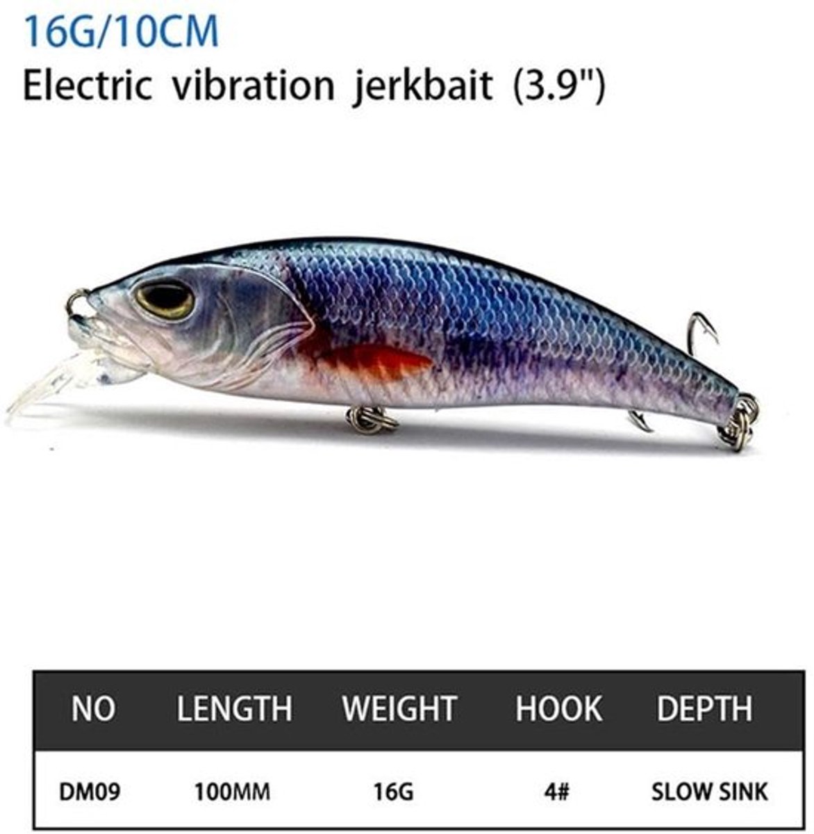 Glowing Fishing Lures - Electric Swimming Beds with 2 Drills Hooks