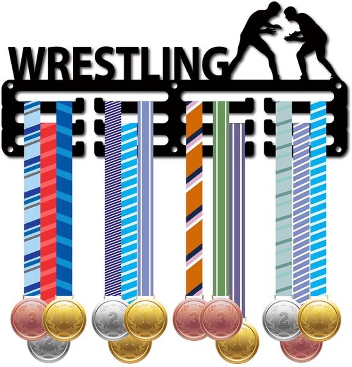 Onf3 - Medaillehouder - Sport medaille display - Zwart - Medaille