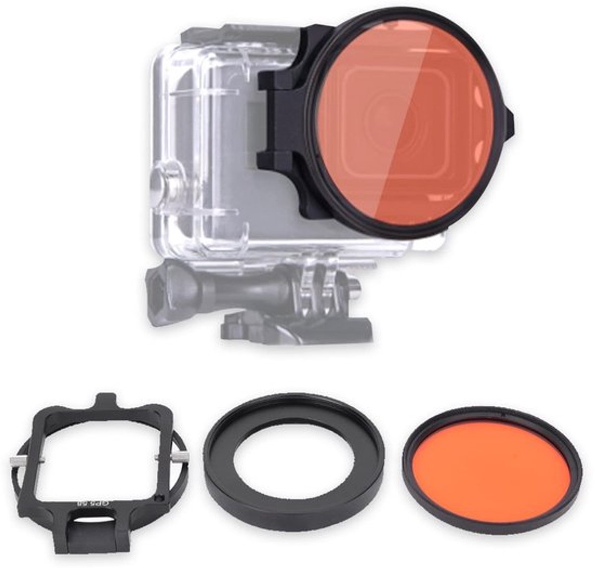 Dailygoods - Duikfilter - Onderwaterfotografie - 58 Mm Optisch Glas