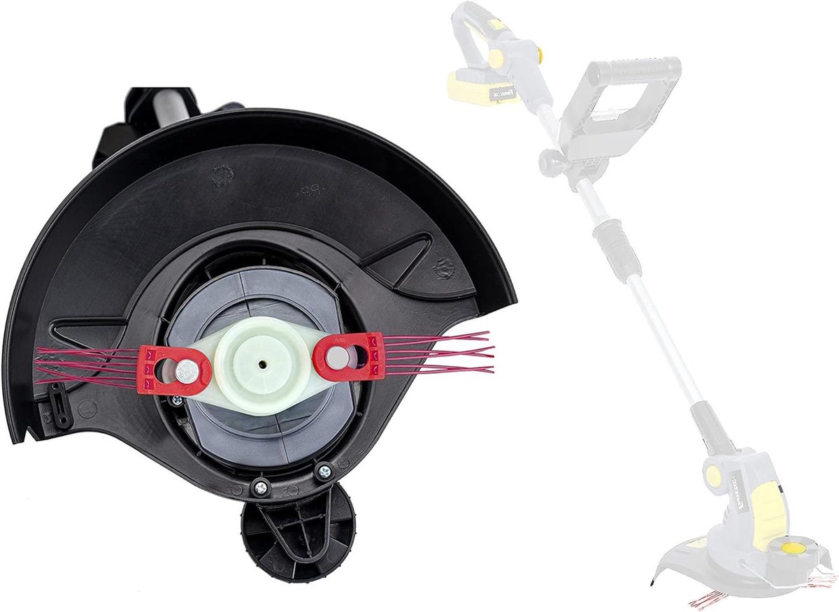 Reservemesjes Grastrimmer - Trimmermesjes Set - Gazon Onderhouden - Specifiek Ontwerp - 20 Stuks - Rood