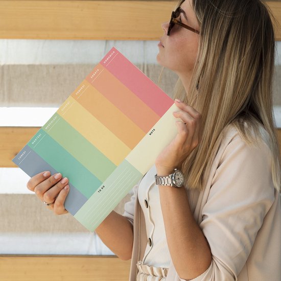 Weekplanner in het ITALIAANS met Exclusief Design - Ideale Takenorganizer om je Doelen te Bereiken en Effectiever te Zijn. Beheers je Week & Verhoog je Productiviteit! - Origineel Cadeau — afbeelding 2