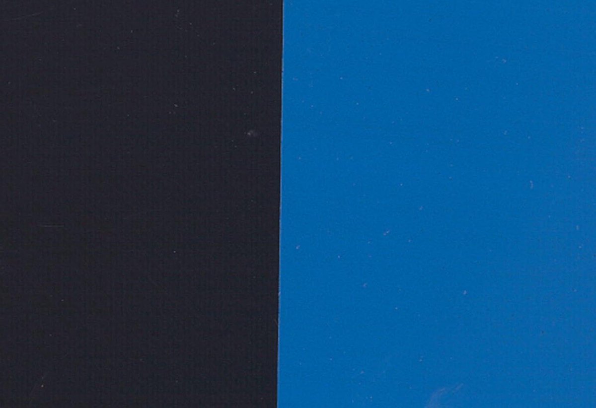 Aquarium Achterwand - Foto-achterwand Aquariumdecoratie - Aquarium Verfraaien - Dubbelzijdig Motief - 55 cm - Blauw/Zwart