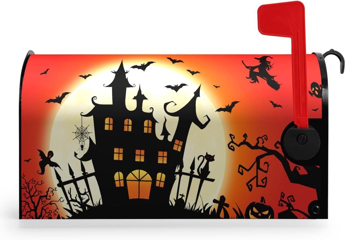 Magnetische Mailbox Cover - Postbak Bekleding - Tuindecoratie - Waterproof Oxford Stof - 25.5 x 21 Inch - Multicolor