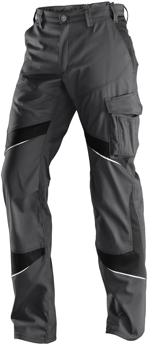 KUBLER ACTIVIQ 25505365 Werkbroek DAMES Veiligheidsbroek Antraciet Zwart - Goede Zichtbaarheid - Krasvrij