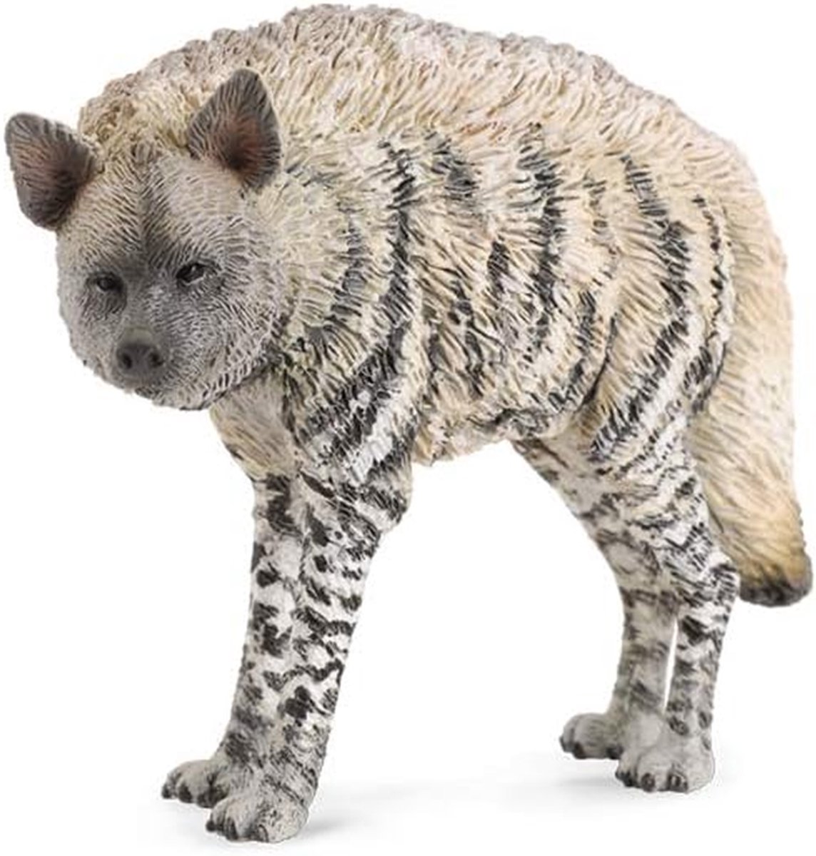 Gestreepte Hyena Figuur - Wilde Dier Speelgoed - Educatief Spelen - Gedetailleerde Realistische Weergave