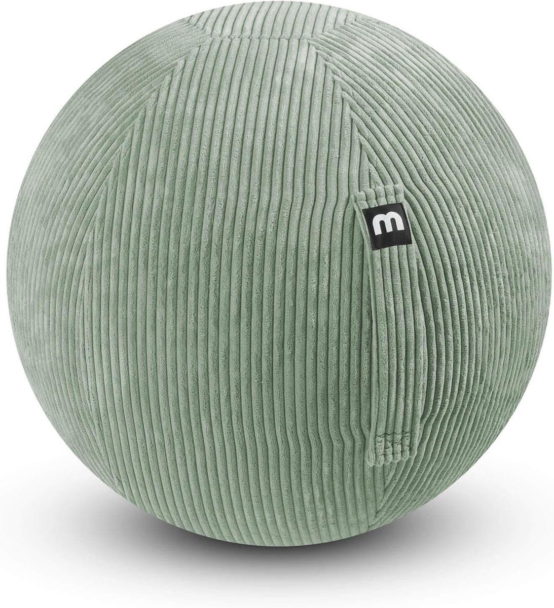 Zetelbal met hoes - Fitnessbal Stoel - Ergonomisch Zitten - Anti-burst systeem - 65 cm - Groen