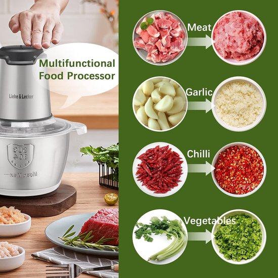 Keukenmachine Accessoire - Mixer Onderdeel - Bakken en Koken - Krachtige Motor - 19 x 30 x 14 cm - Wit — afbeelding 3