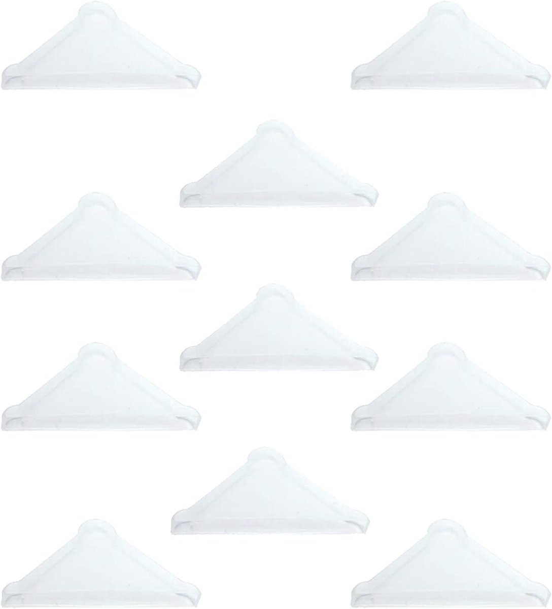 Hoekbeschermers Glas - Glas hoekbescherming - Transport Beschermen - Drievoudige Dikte - 20 stuks - Wit