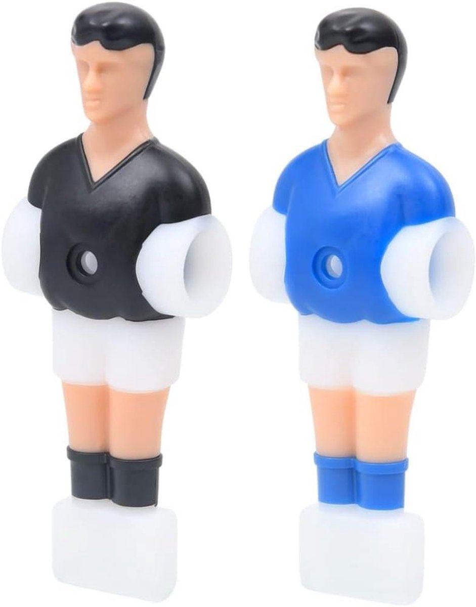 Tafelvoetbalspelers - Voetbalpoppetjes Vervanging - Wedstrijd Organiseren - Voor 12.7mm Stangen - 22 Stuks - Wit Blauw