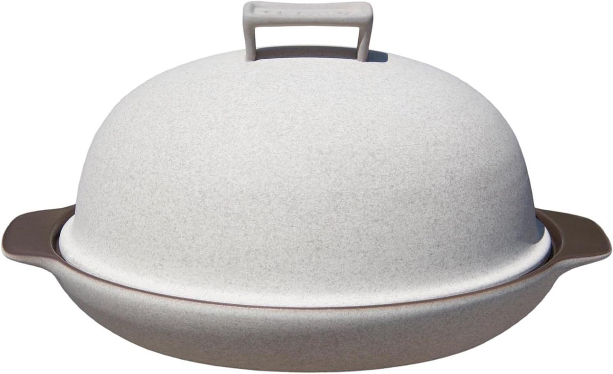 Broodbakpot - Oventoon - Brood bakken - Voedselvriendelijk en aromaintensief - 285 cm - Grijs