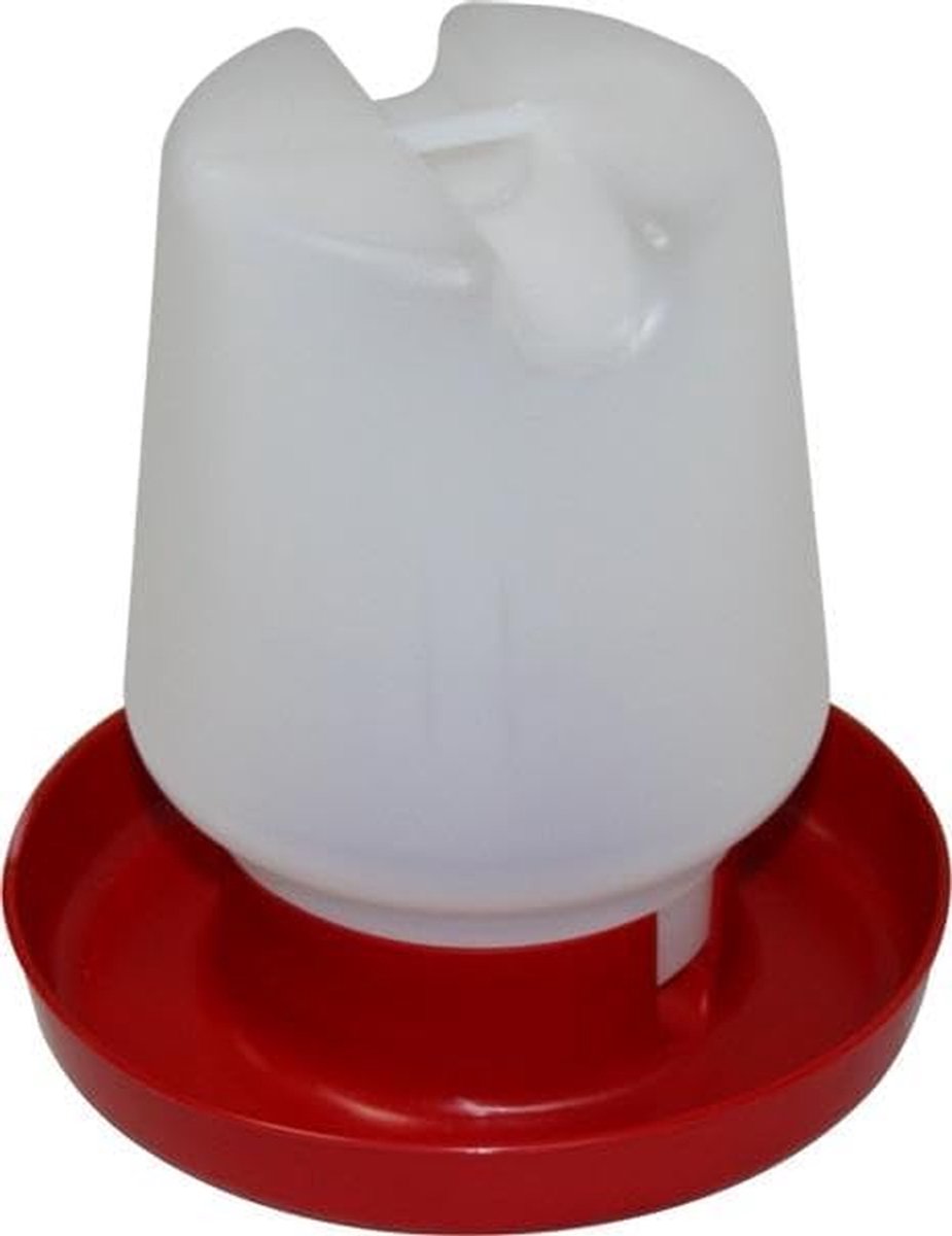 Ronde drinkbak - Vogelvoerbak - Vogels hydrateren - Robuust kunststof - 1 liter - Niet gespecificeerd
