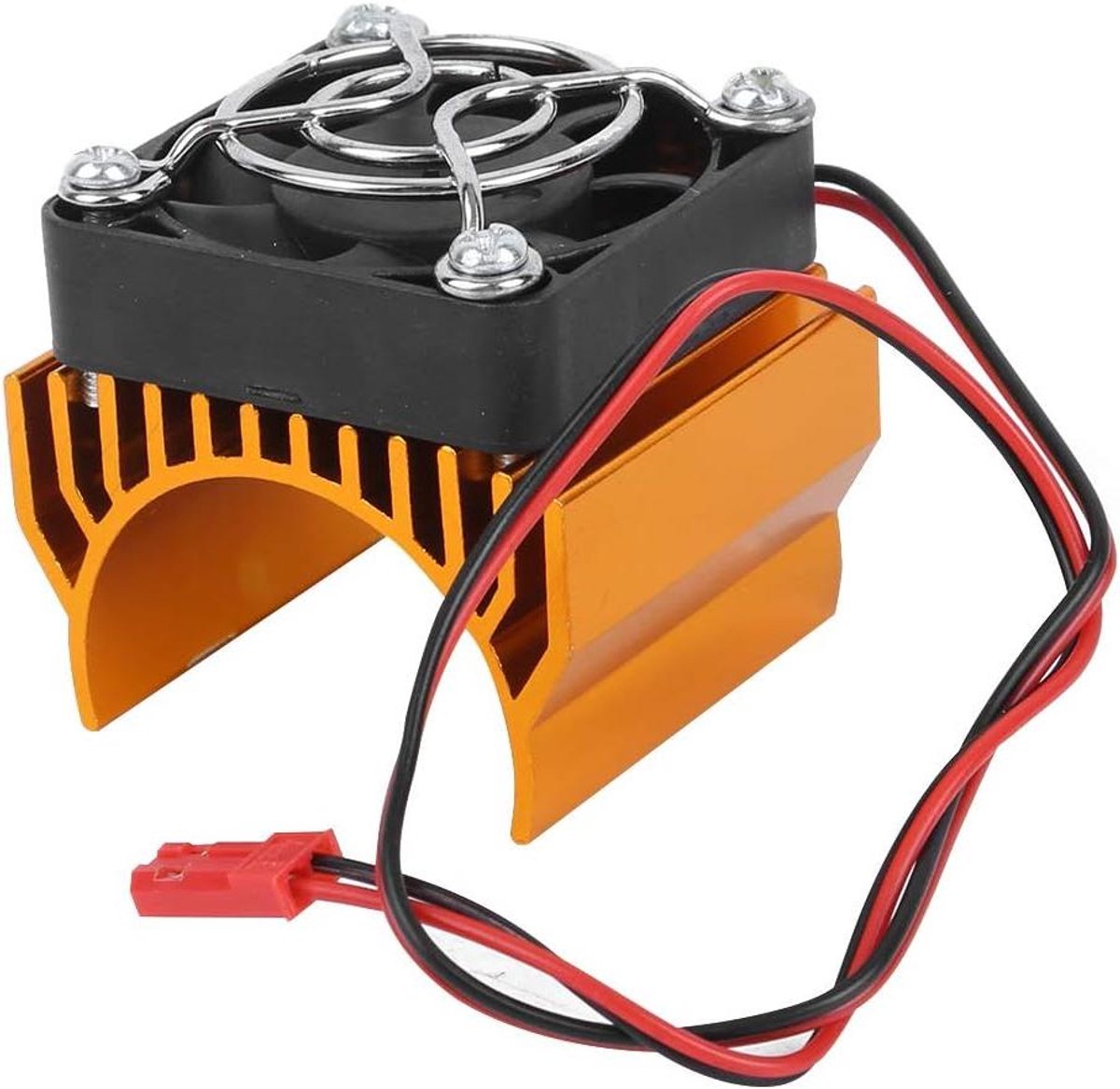 Motor Koellichaam - Motor Koeler - RC Auto Onderdelen - Efficiënte Warmteafvoer - 36MM Motor - Goud