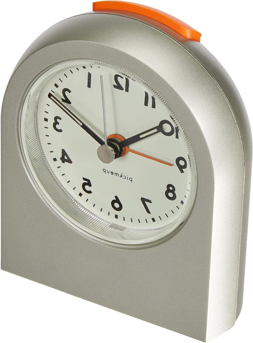 Elektronische Wekker - Digitale Wekker Tafelwekker - Wakker Worden - Oplichtende Wijzers - 77 x 40 x 90 mm - Zilver