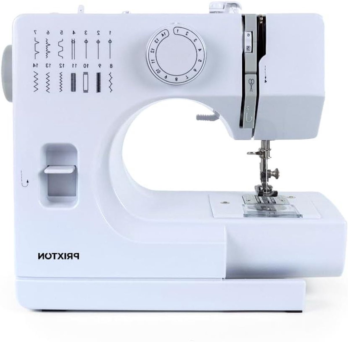 Naaimachine - Naaimachine voor beginners - Kleding Maken - 14 Steekpatronen - 24.6 Gram - Wit