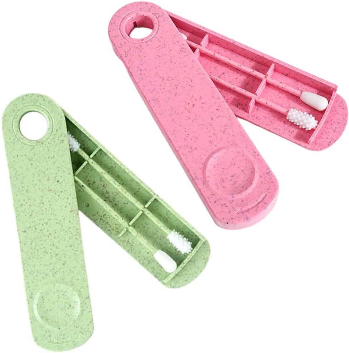 Herbruikbare Wattenschijfjes - Dubbelzijdig - Make-up Aanbrengen - Zacht Medisch Silicone - Set van 4 - A