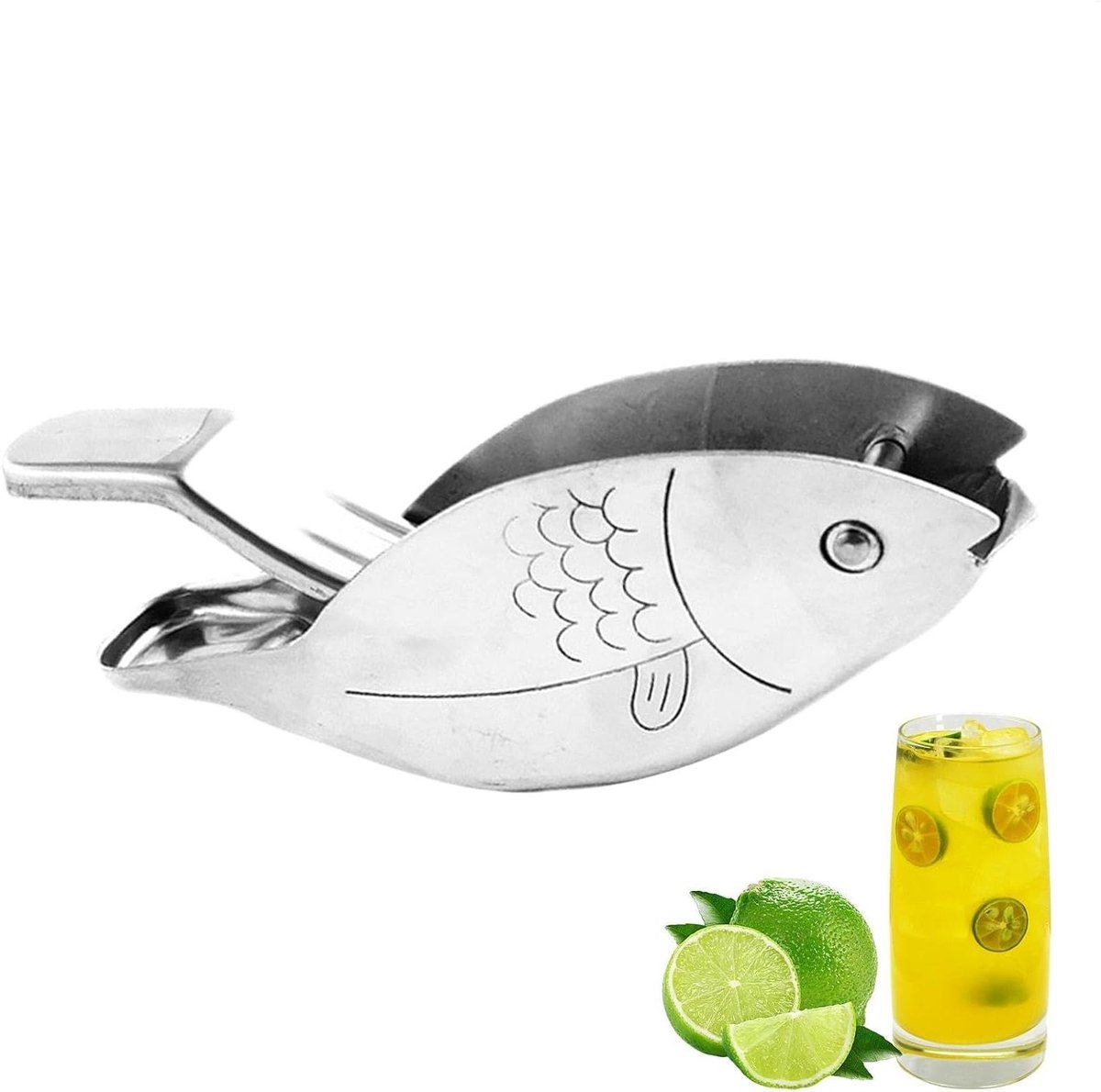 Citroenpers Vis Vorm - Hand Juicer Keuken Tool - Snel Sap Maken - Ergonomisch Ontwerp