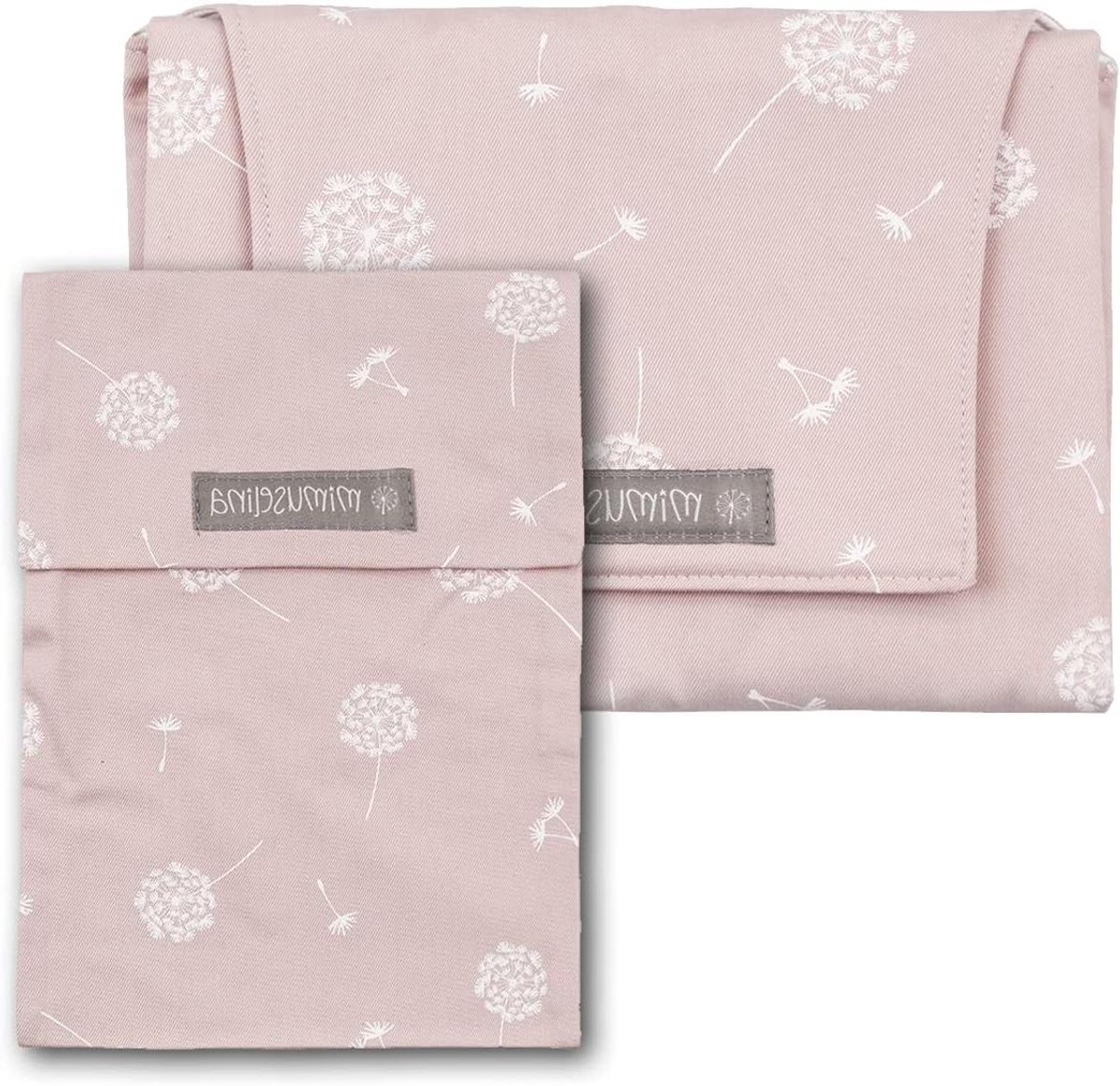 Draagbare Aankleedmat - Verschoningsmatje Luiertas - Babyverzorging Onderweg - Waterdichte Binnenkant - 47 x 67 cm - Roze