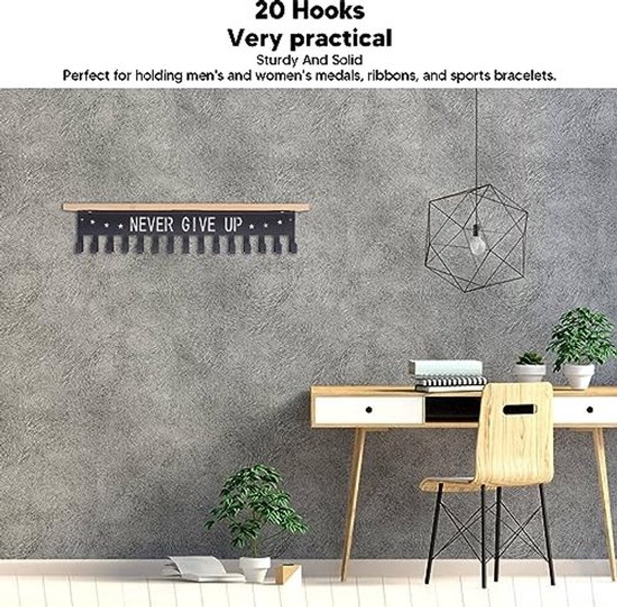 SPHProducts - Medaillehanger Display - Medaille-displayplank