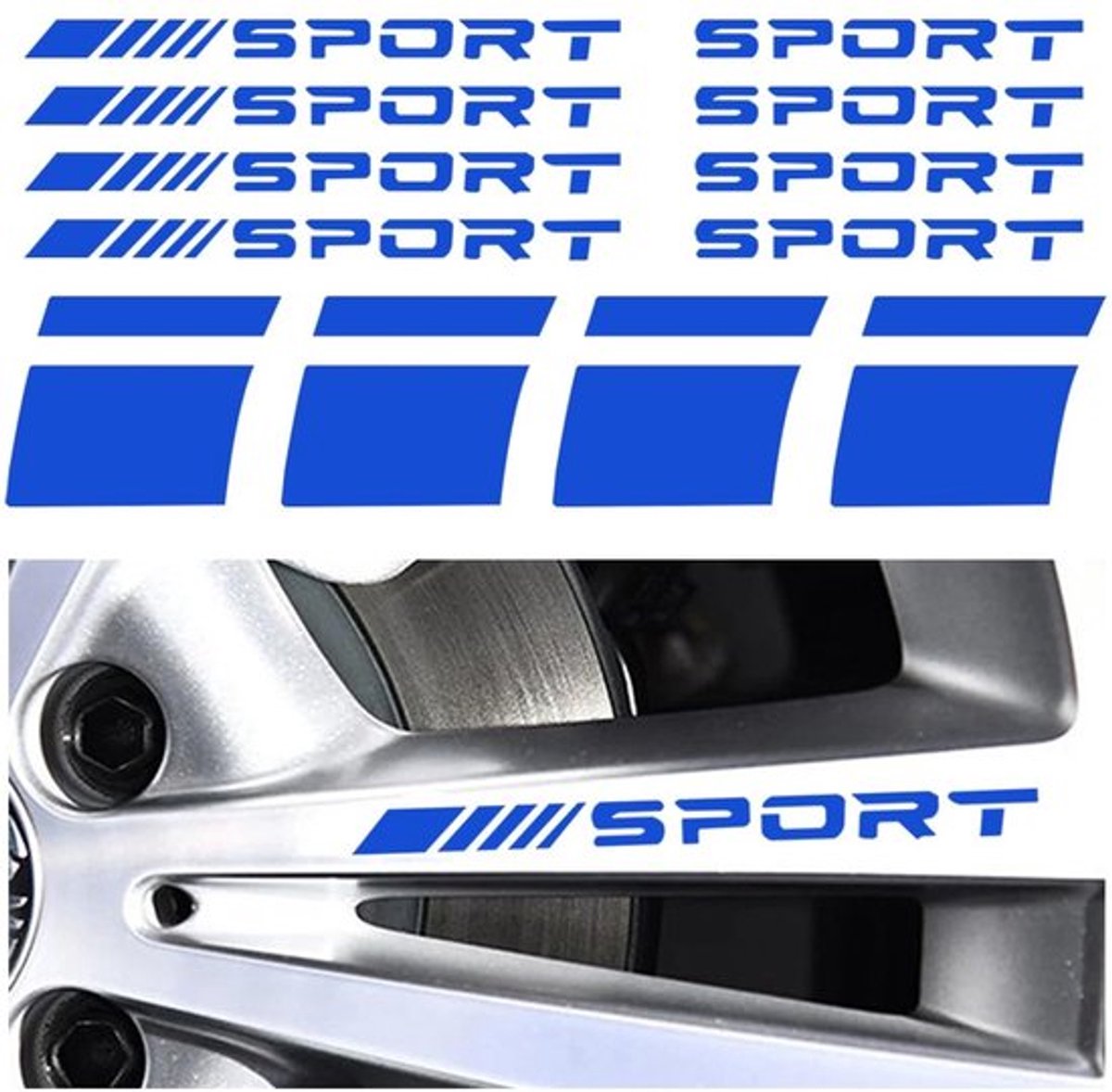 SPHProducts - Velgenstickers - Reflecterende strepen
