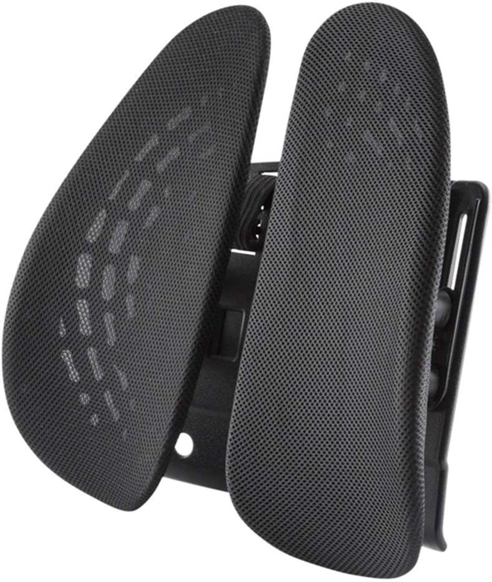 Ademende lendenkussen Multi-Function Relief Pain Taille Terug steunkussen for Car Home Office (Color : Black)