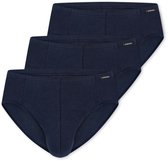 Schiesser 3 Pack Supermini - Essentials - Heren Onderbroek donkerblauw