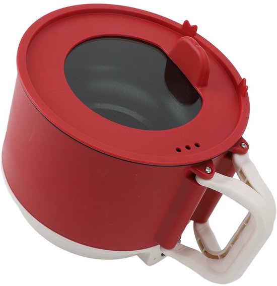 Elektrische Kookpot, Multifunctioneel Kooktoestel met Antiaanbaklaag, Capaciteit van 1,8 Liter, Vermogen van 450 W, Opvouwbare Handgreep, voor (EU-stekker 220V 6A) — afbeelding 4