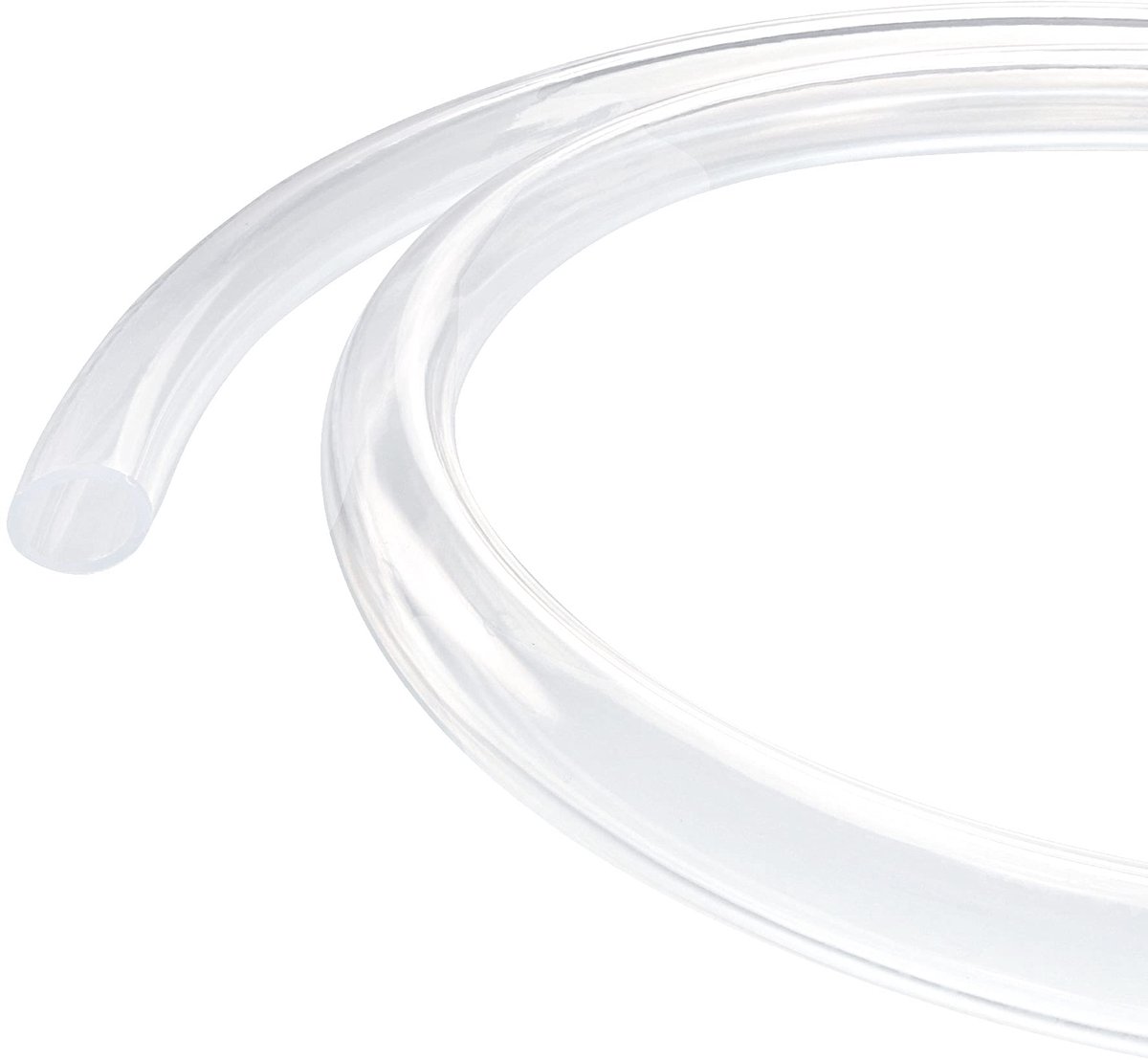sourcing map PVC transparante slang vinyl slang 15mm ID 20mm OD 10ft flexibel lichtgewicht voor waterslang, luchtleiding