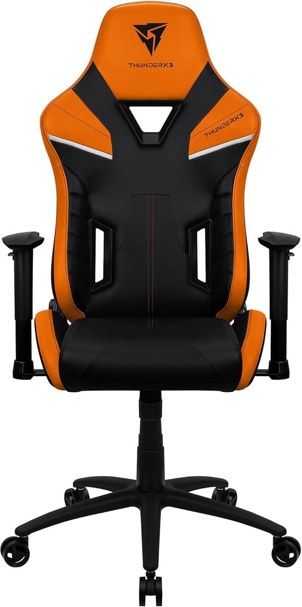 Gaming Stoel - Ergonomische Stoel Buretstoel - Comfortabel Gamen - AIR Technologie - 66 x 70 x 125 cm - Oranje — afbeelding 5