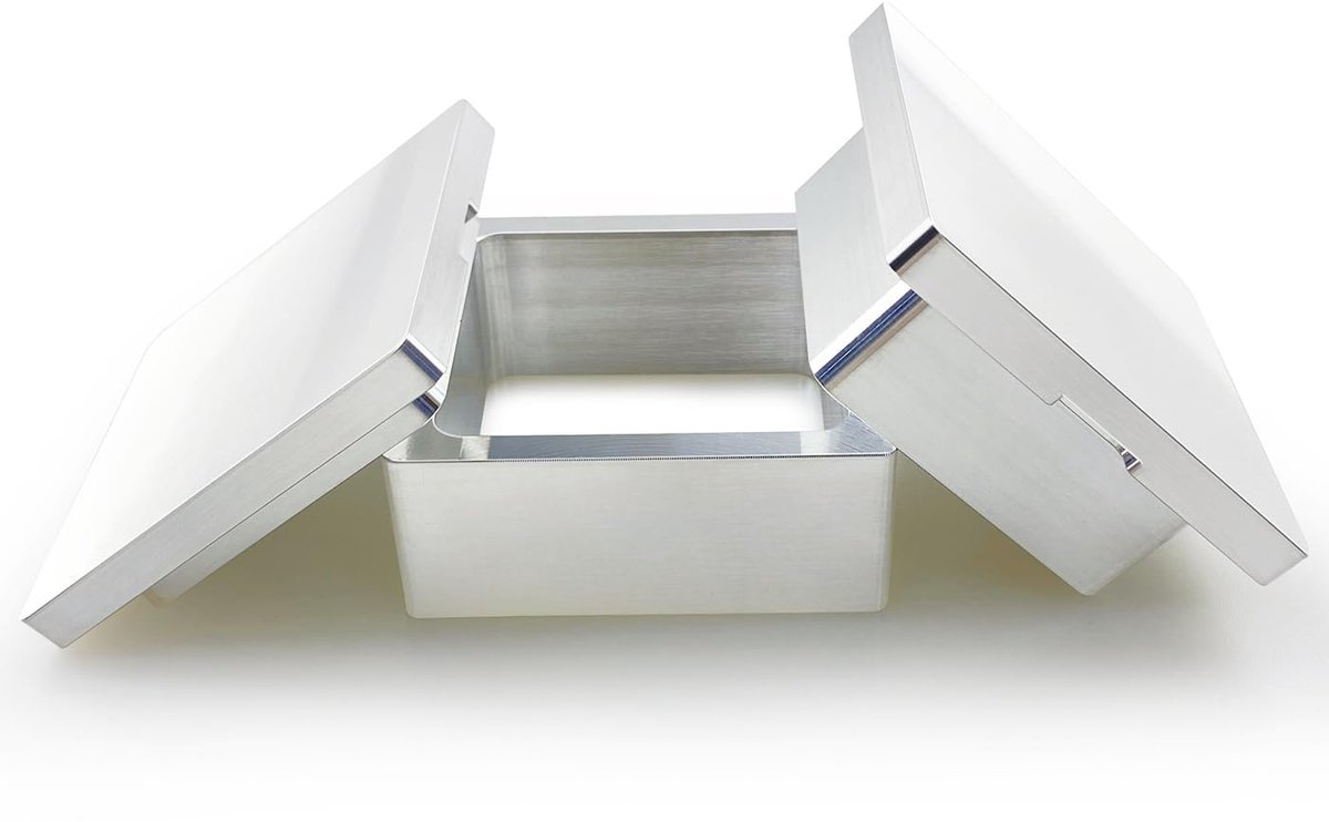 6.3x6.3 cm Vierkante Rosin Pre Press Mold, Metalen Voorpersvorm voor DIY Solventloze Extractie