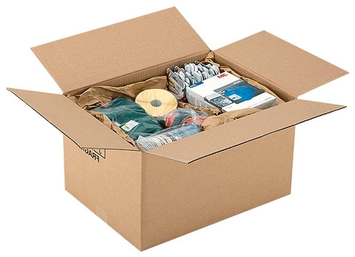 Verhuisdozen Karton - Verpakkingsdozen Opslagdozen - Spullen Verpakken - Scheurvast Stevig - 40 x 30 x 30 cm - Bruin