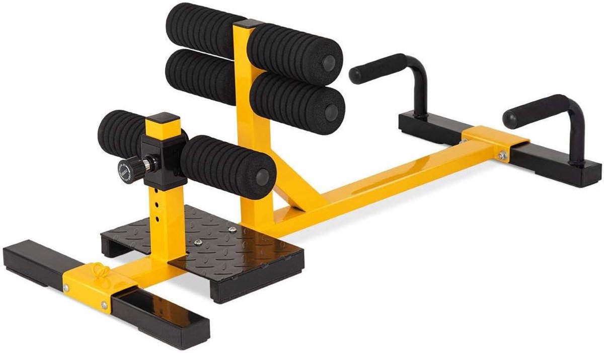 Squat Machine - Leg Trainer - Home Gym Fitness - 3-in-1 Multifunctioneel - 91 x 43 x 37 cm - Zwart