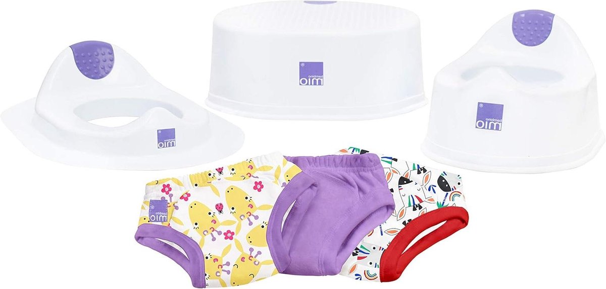 Zindelijkheidstraining Bundel - Potjestraining Set - Kind Zindelijk Maken - Leuk en Praktisch - 3+ Jaar - Giraffen Print
